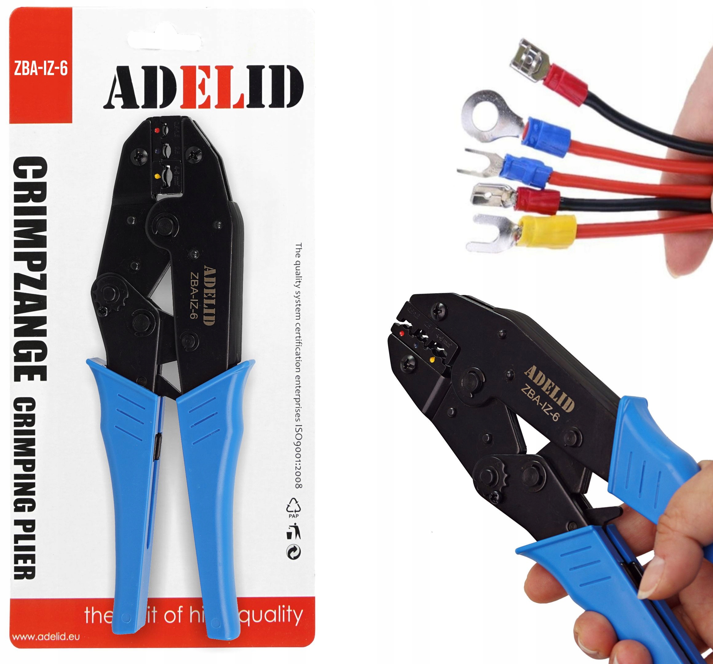 Krimpovací stroj Adelid ZBA-IZ-6 0,5 mm² - 6 mm²